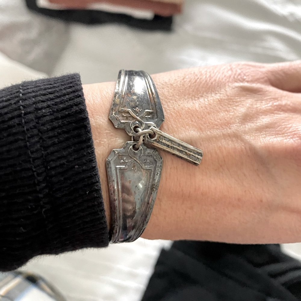 Antique spoon bracelet.